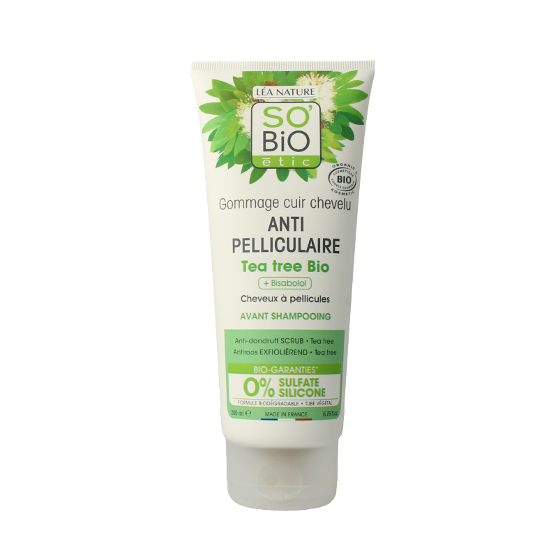 So Bio Etic Haarscrub anti roos tea tree