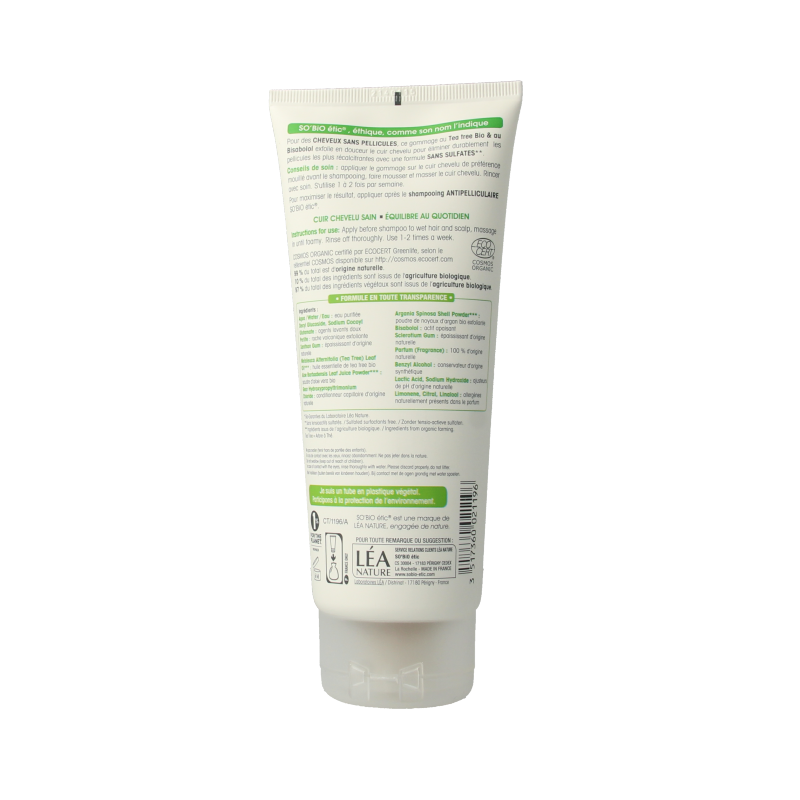 So Bio Etic Haarscrub anti roos tea tree - Afbeelding 2