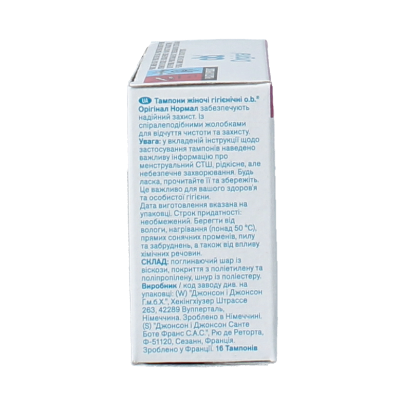 OB Tampons original normal - Afbeelding 2