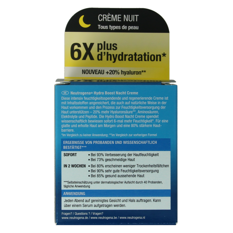 Neutrogena Hydro boost sleeping mask cream - Afbeelding 4