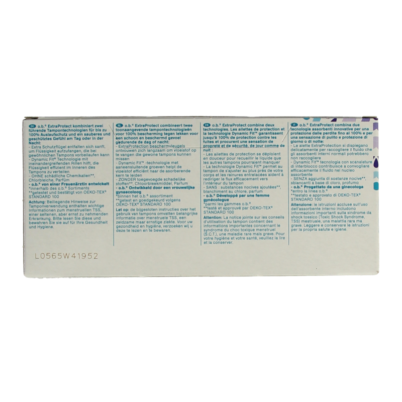 OB Tampons extra protect normal - Afbeelding 3