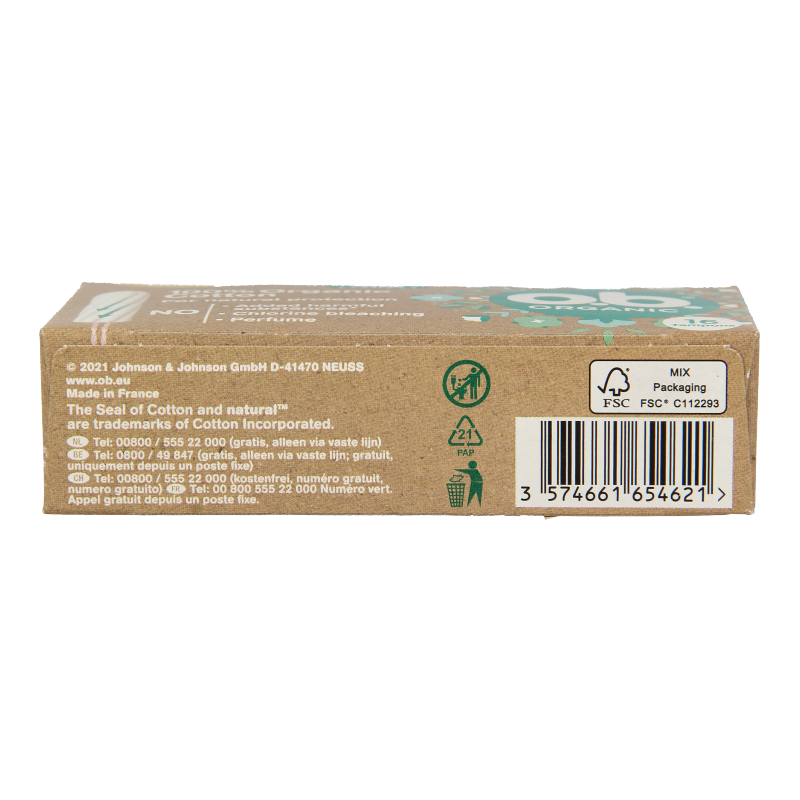 OB Tampons organic normal - Afbeelding 2