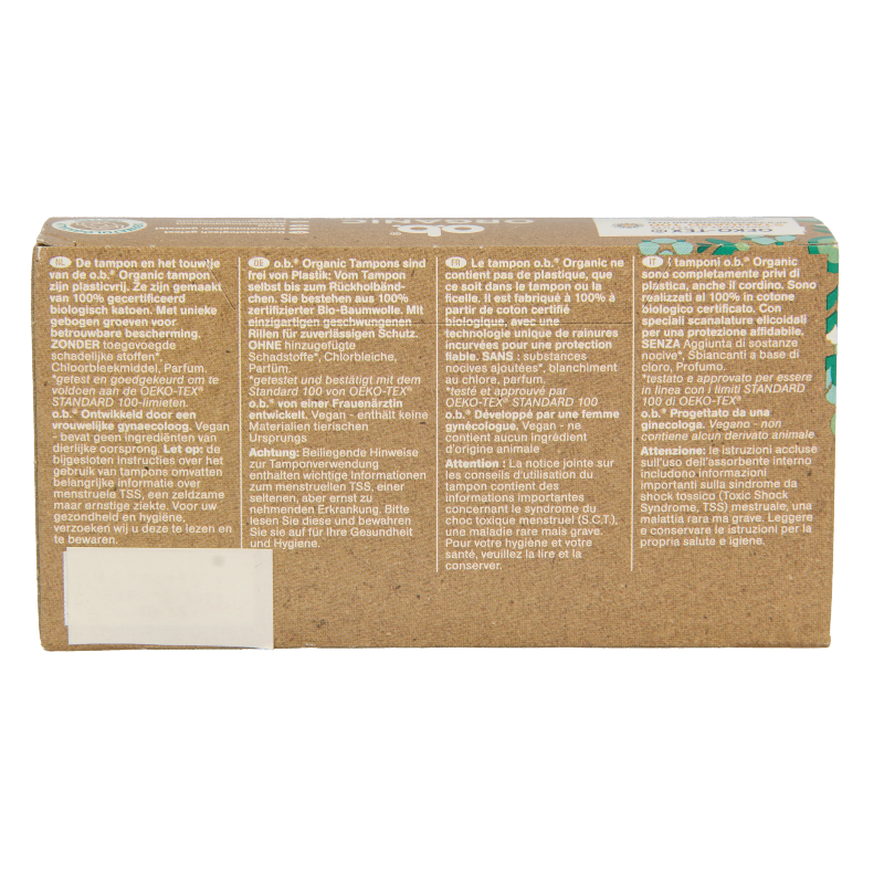 OB Tampons organic normal - Afbeelding 3