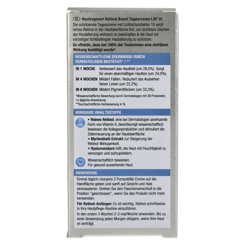 Neutrogena Retinol boost day creme SPF15 - Afbeelding 3