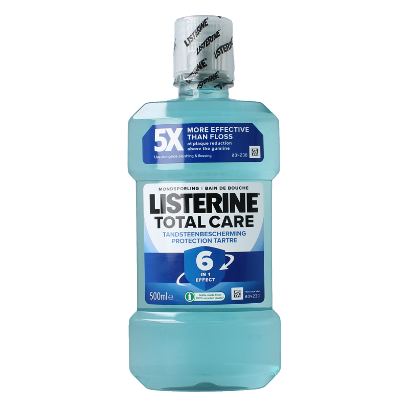 Listerine Mondwater total care tegen tandsteen