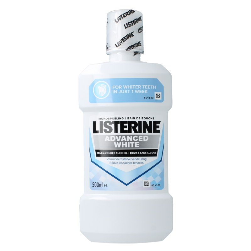 Listerine Mondwater advanced white mild