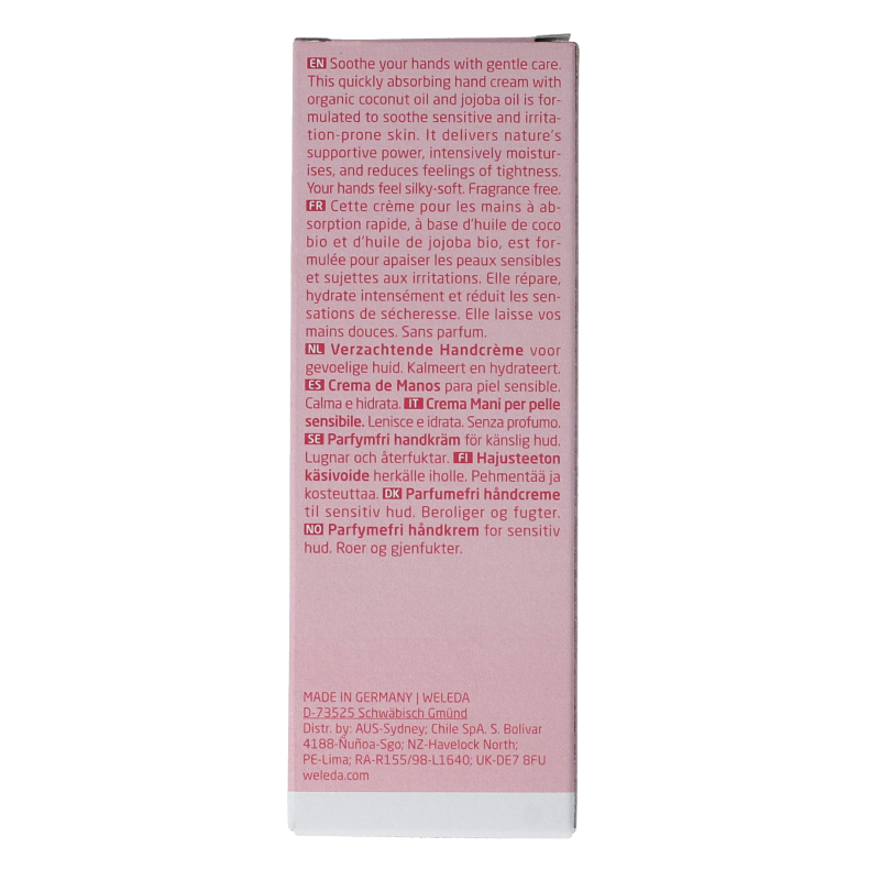Weleda Verzachtende handcreme parfumvrij - Afbeelding 4