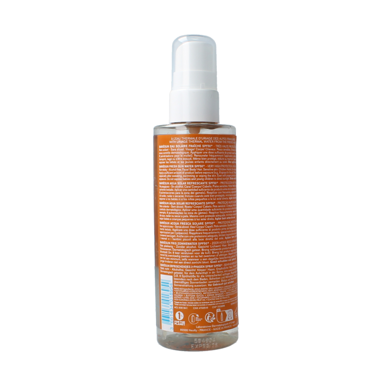 Uriage Bariesun SPF50+ eau solaire fraiche spray - Afbeelding 2