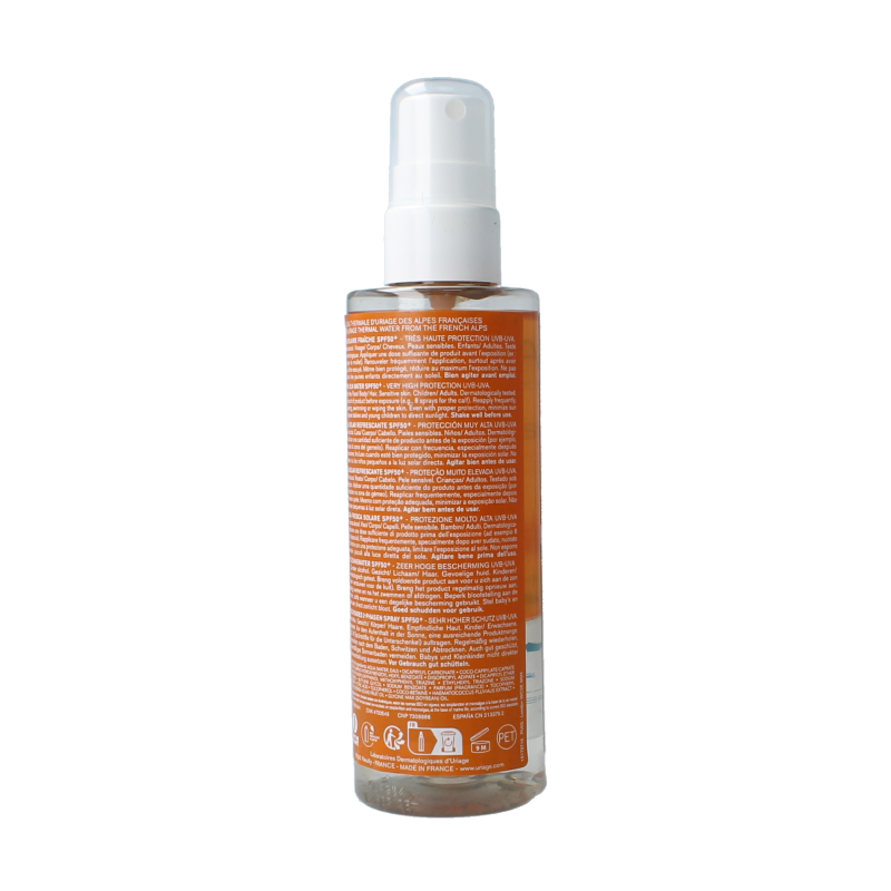Uriage Bariesun SPF50+ eau solaire fraiche spray - Afbeelding 3
