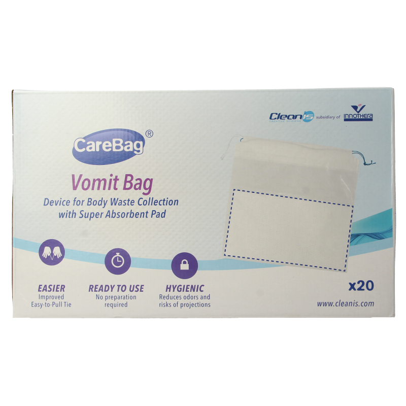 CareBag Carebag braakzak met geurabsorb