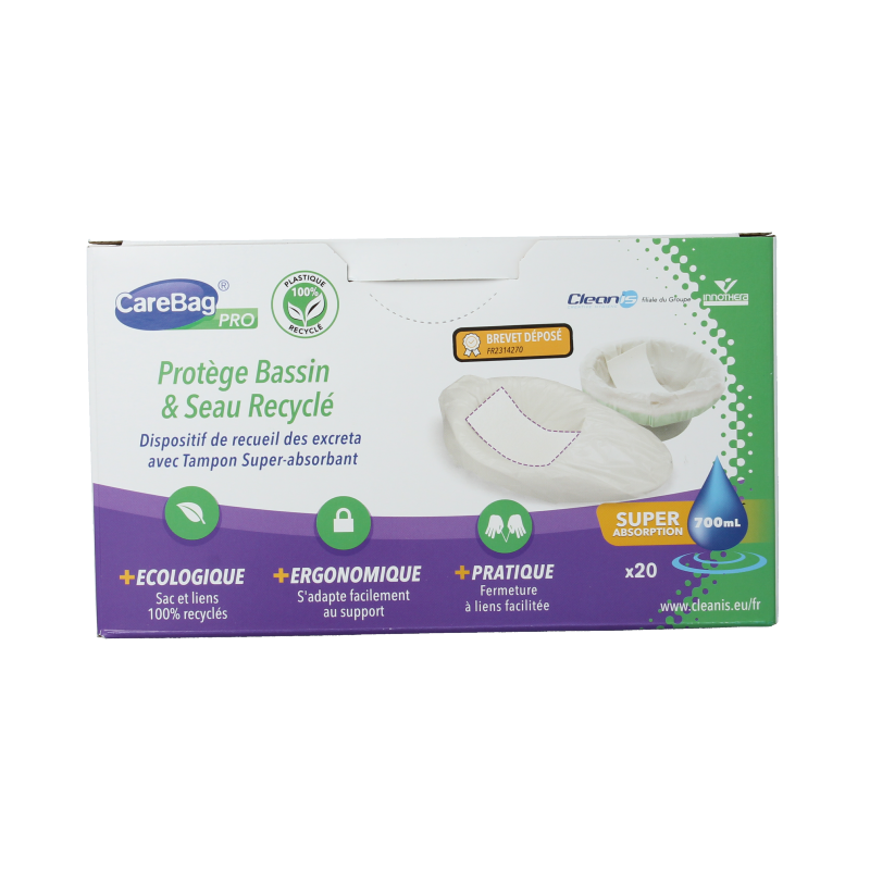 CareBag Pro bedpan & commode liners 700ml - Afbeelding 3