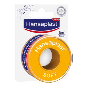 Hansaplast Hechtpleister soft 5m x 2.5cm