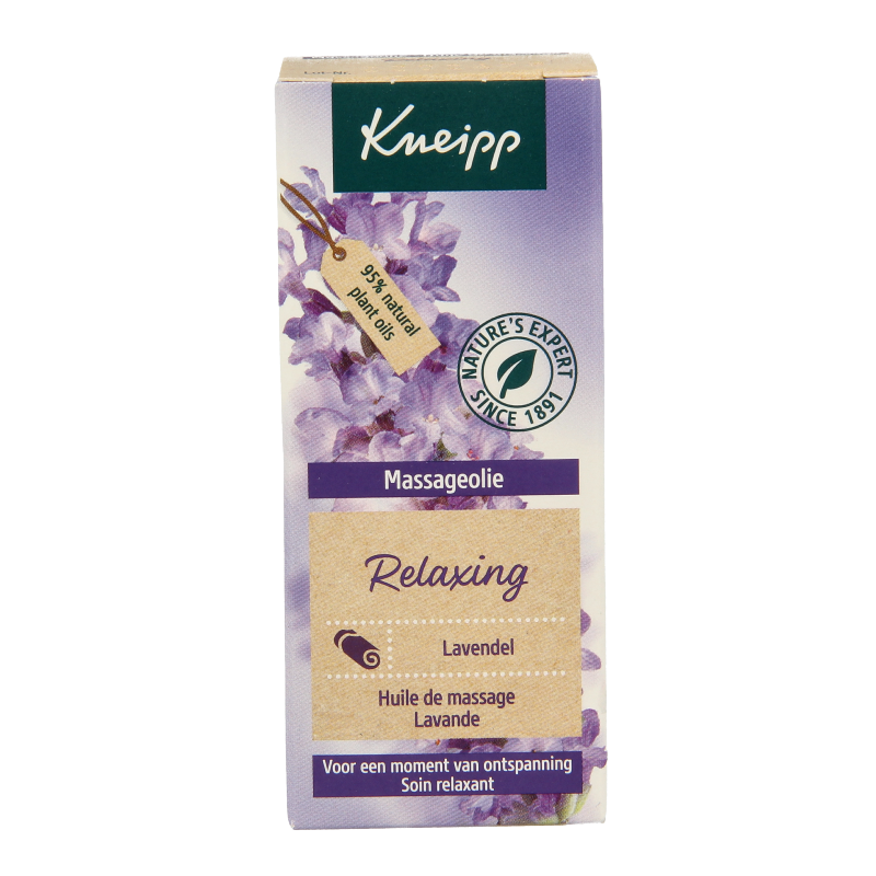Kneipp Relaxing massageolie lavendel mini