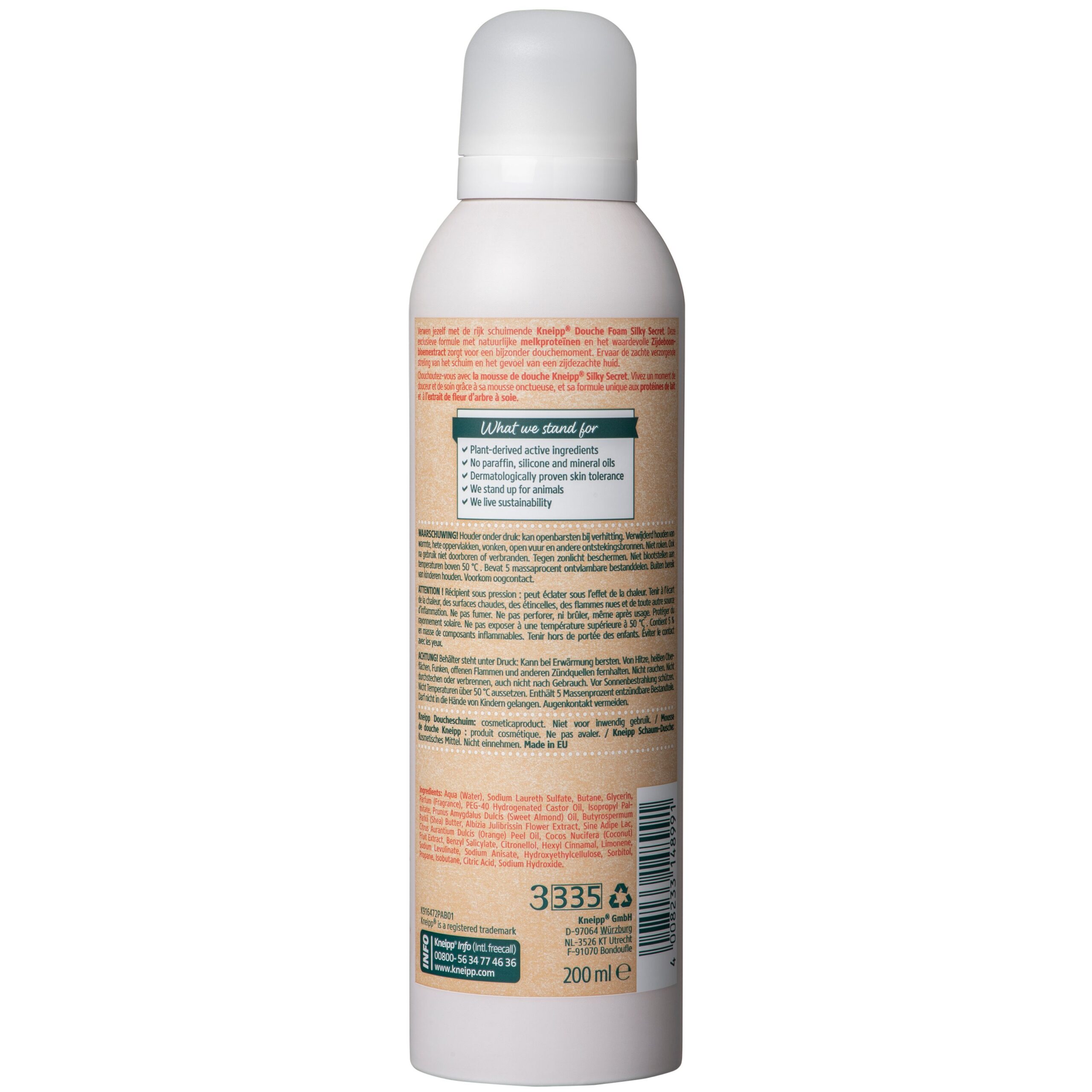 Kneipp Silky secret douche foam zijdeboombloem - Afbeelding 2