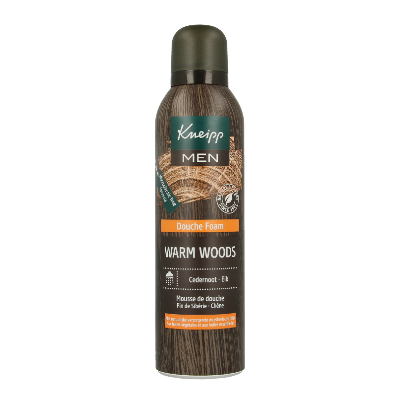 Kneipp Men warm woods douche foam cedernoot