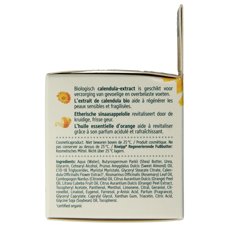 Kneipp Foot care voetbutter calendula sinaasappelolie - Afbeelding 6
