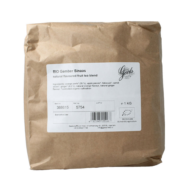 Geels Gember sinaasappel bio