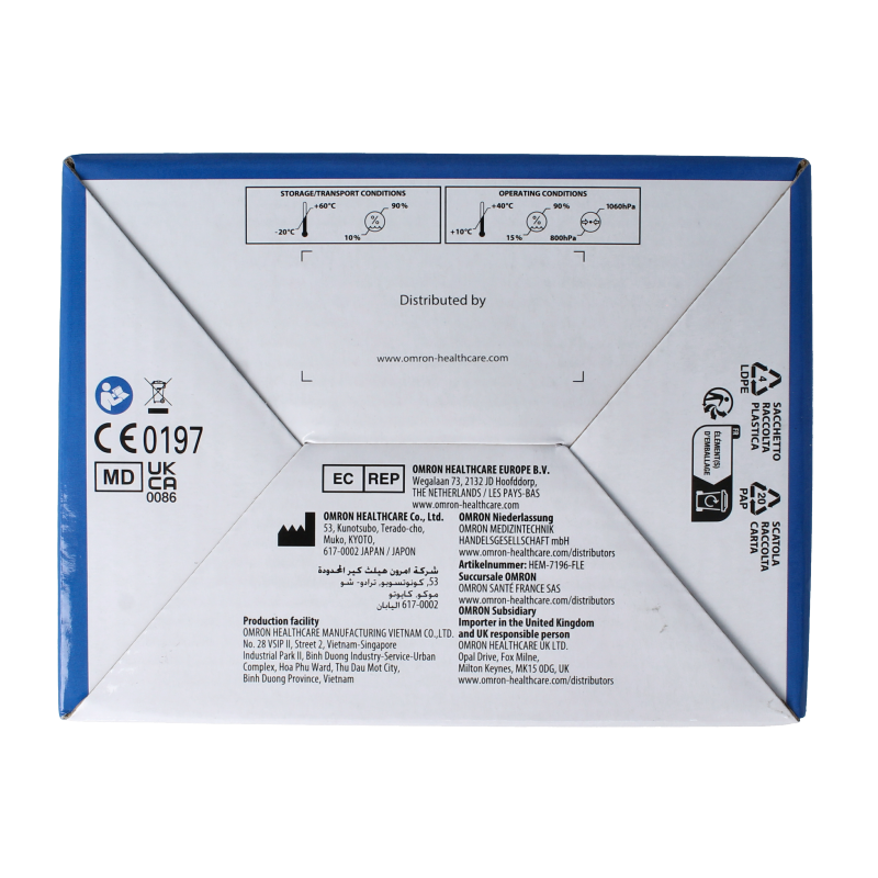 Omron Bloeddrukmeter OMR-M3COMF - Afbeelding 6