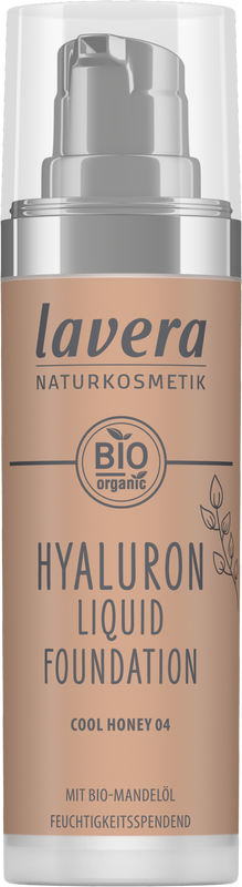 Lavera Hyaluron liquid foundation cool honey 04 bio