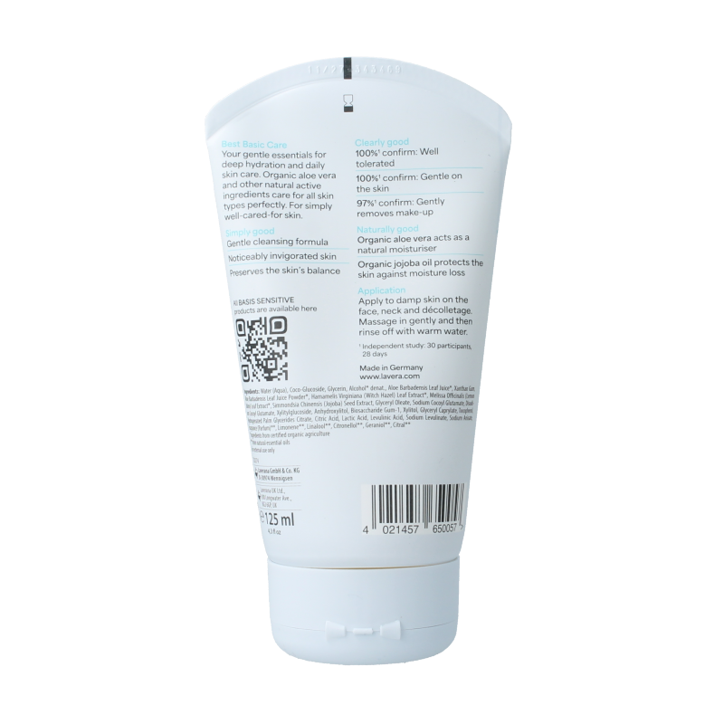 Lavera Basis Sensitive cleansing gel - Afbeelding 2