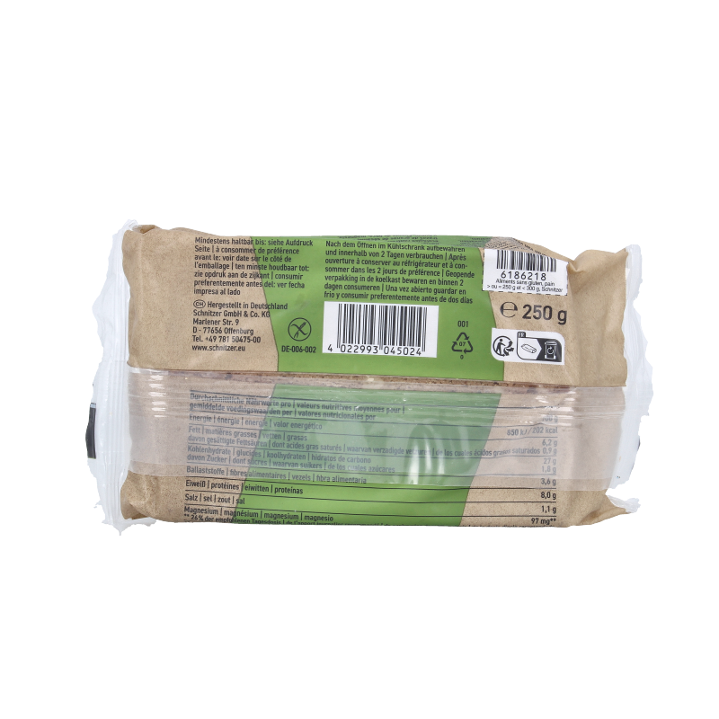 Schnitzer Boekweitbrood glutenvrij bio - Afbeelding 3