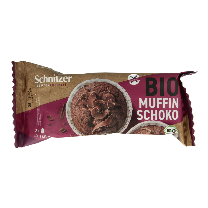 Schnitzer Muffin chocolate glutenvrij bio