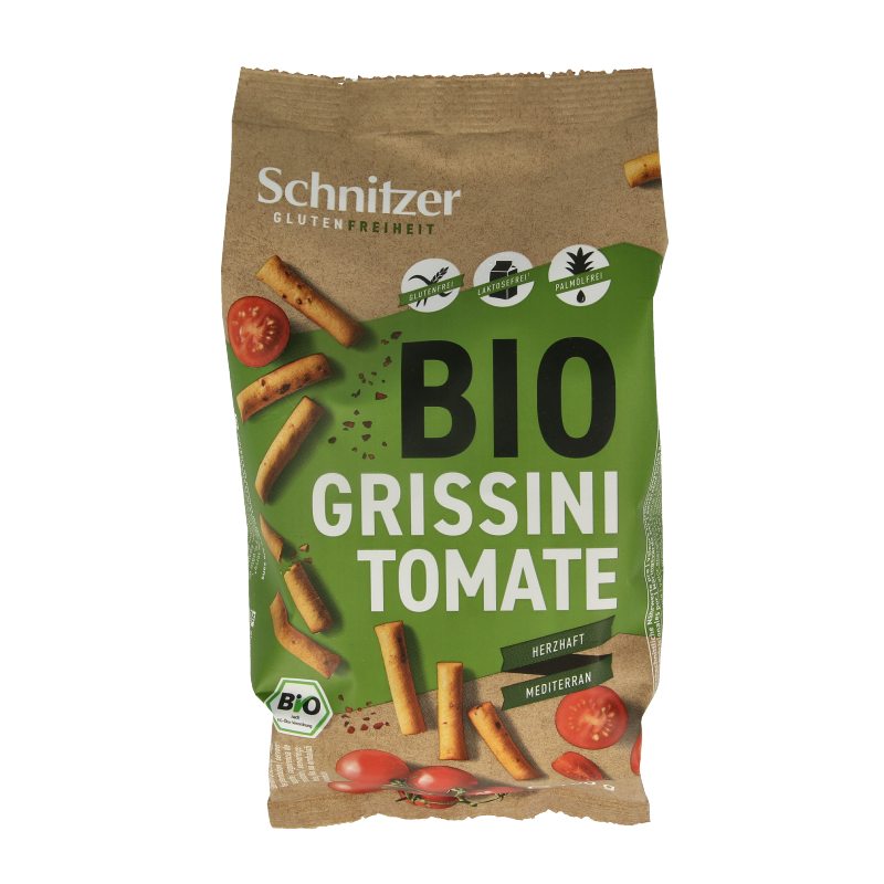 Schnitzer Grissini tomate glutenvrij bio