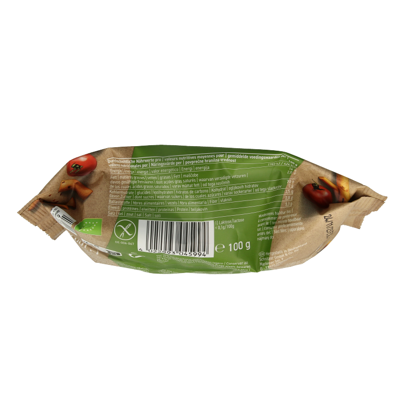 Schnitzer Grissini tomate glutenvrij bio - Afbeelding 5