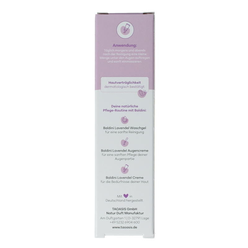 Baldini Oogcreme lavendel regenererend demeter - Afbeelding 4