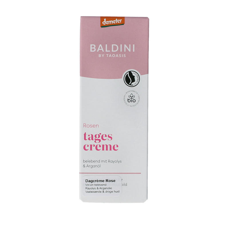 Baldini Dagcreme rijk rose demeter