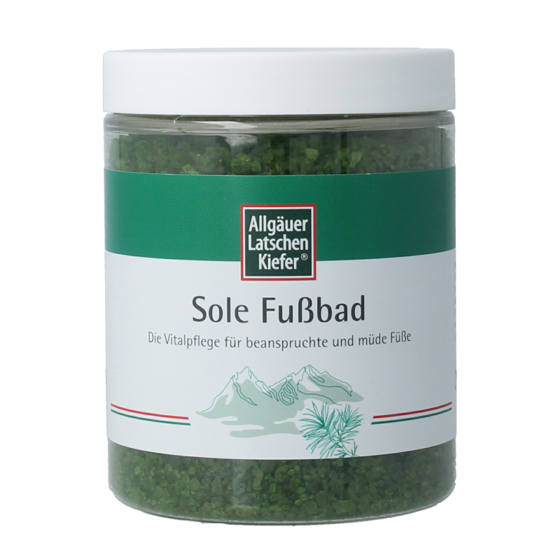 Allgauer Latshen Kiefer Mineralen voetbad allgasan