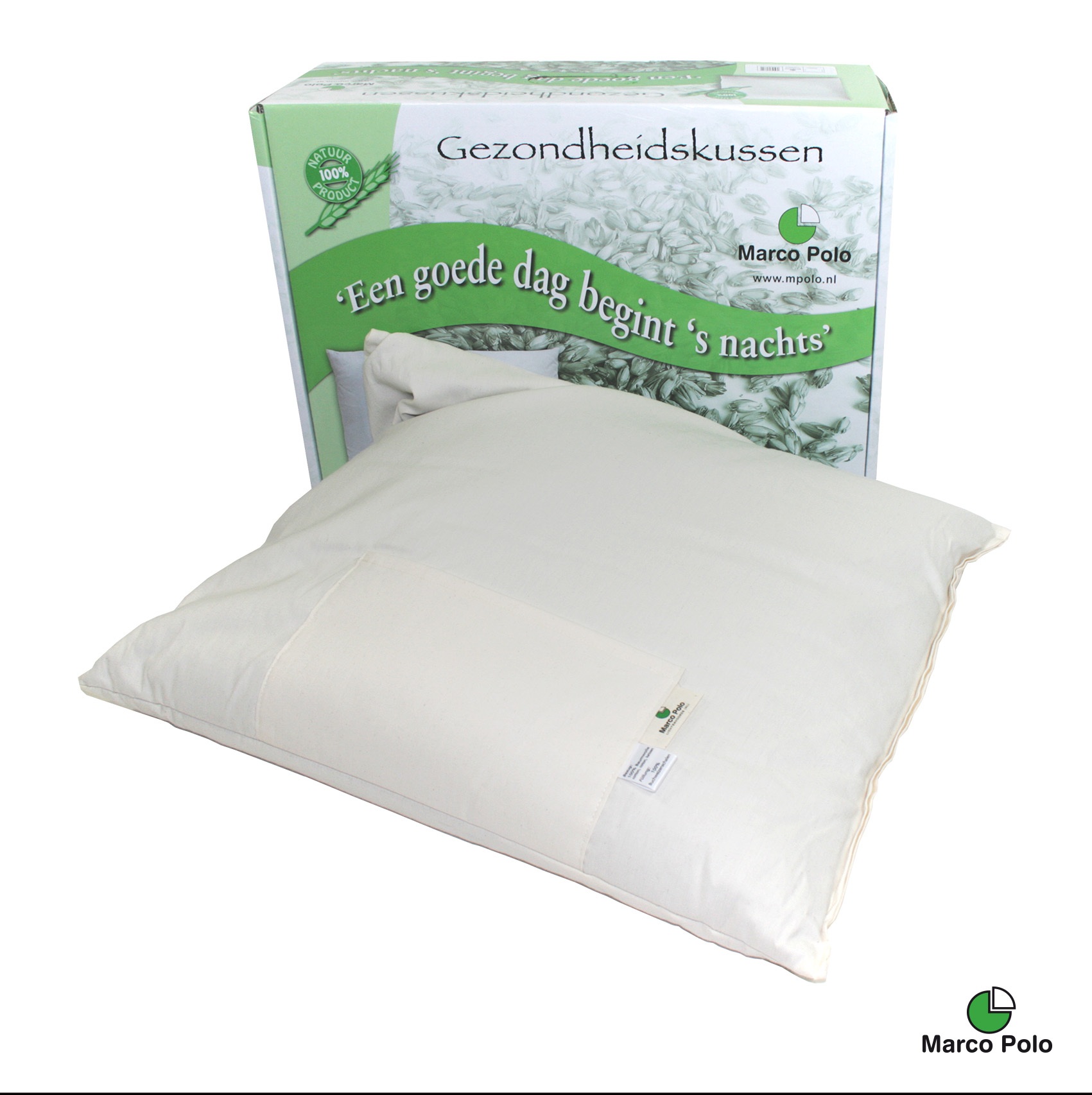 Marco Polo Boekweit kussen 50 x 60cm met ritssluiting