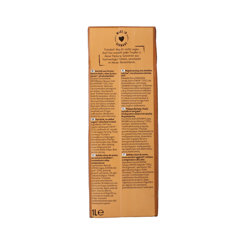 Natumi Haverdrink natural bio - Afbeelding 3