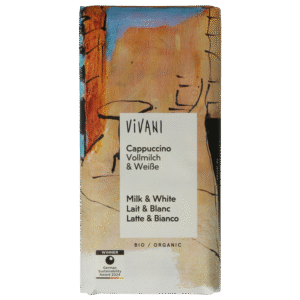 Vivani Chocolade melk en wit cappuccino bio