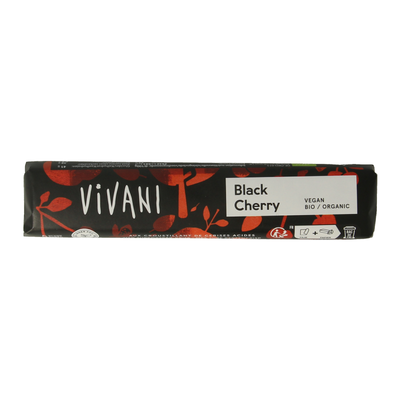 Vivani Chocolate To Go black cherry vegan bio