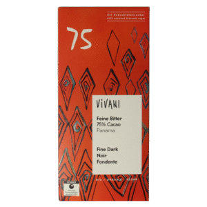 Vivani Chocolade puur 75% kokosbloesemsuiker bio