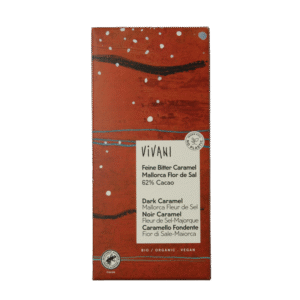 Vivani Chocolade puur caramel zeezout 62% bio
