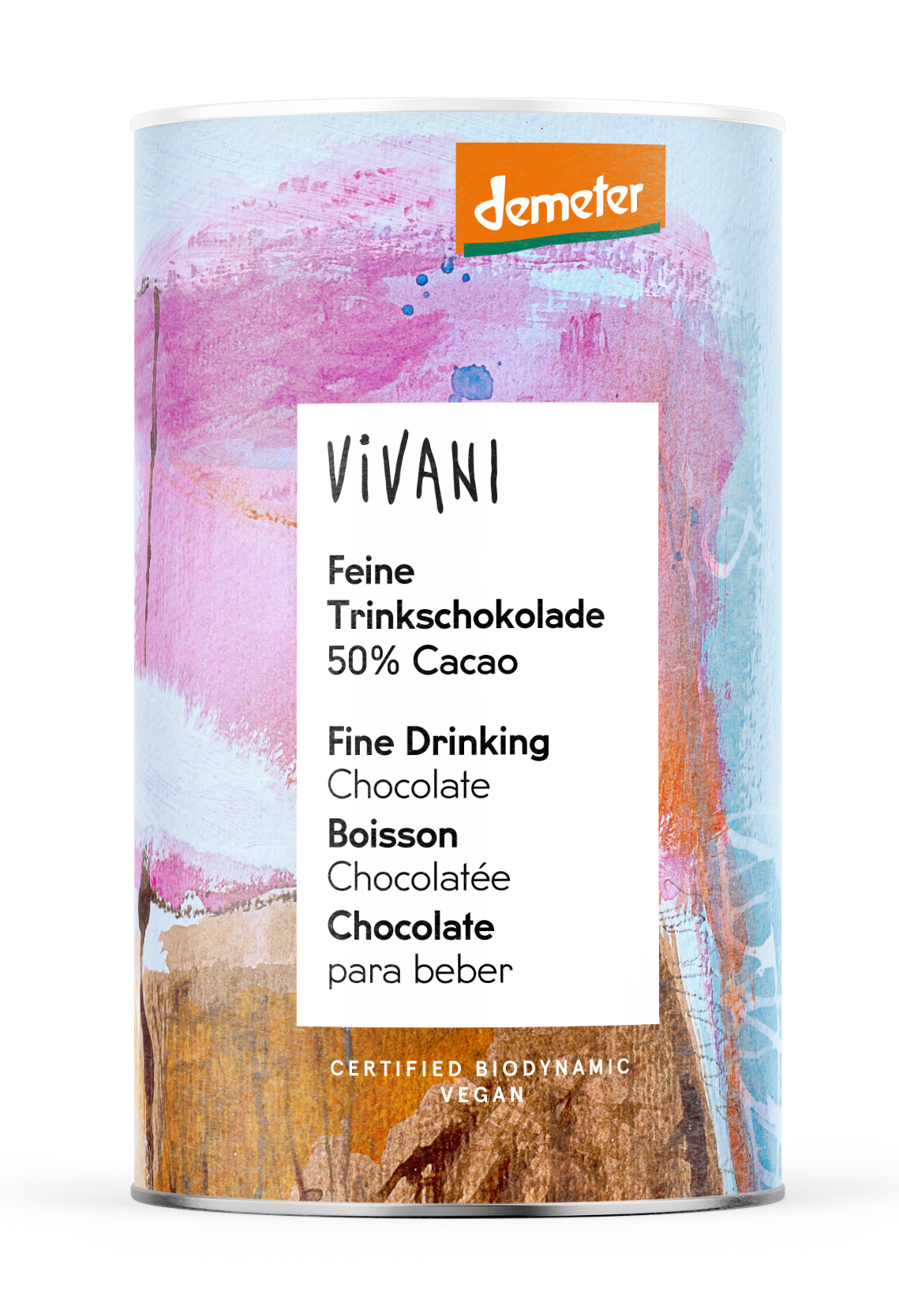 Vivani Hot chocolate drink Demeter 50% cacao bio