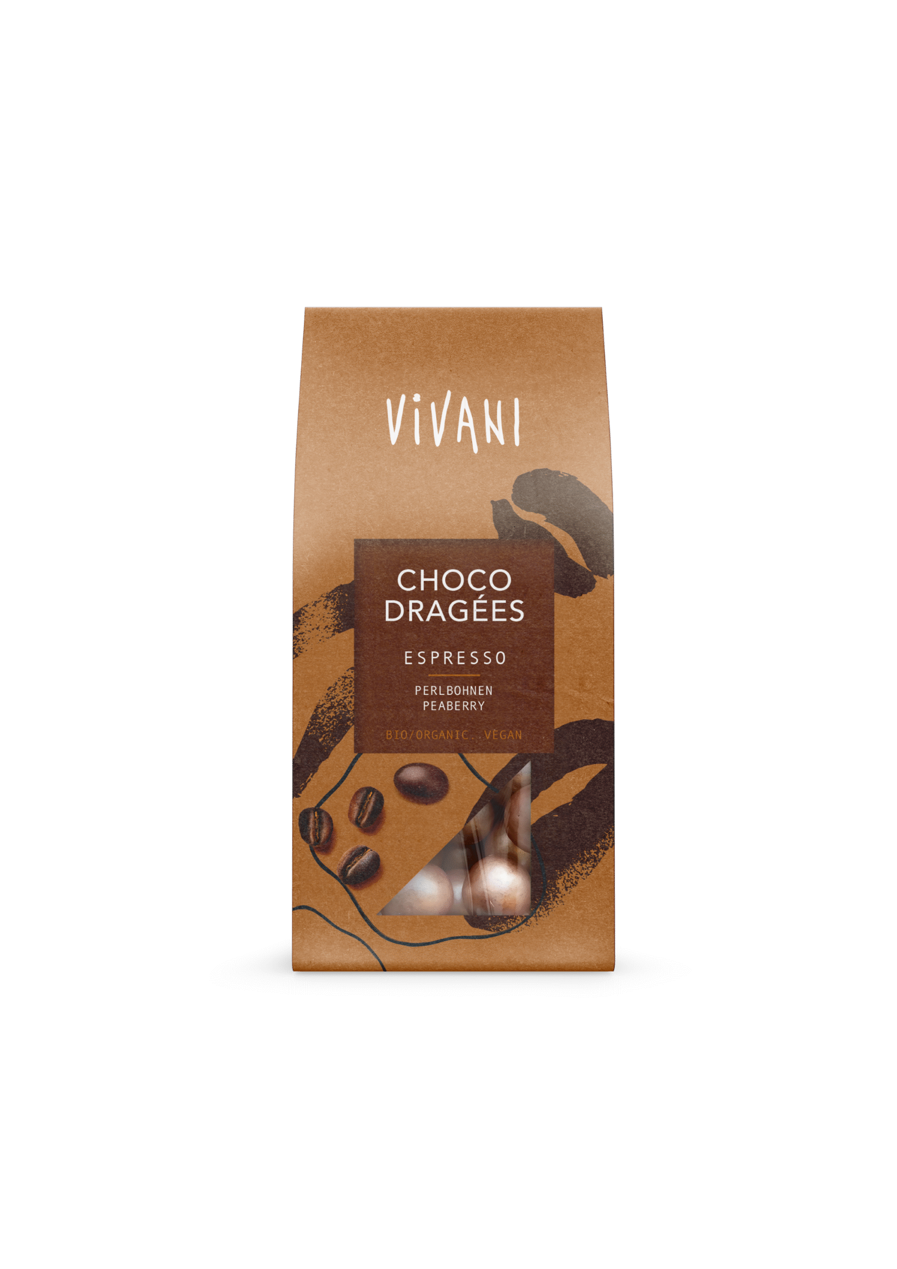 Vivani Choco dragees espressio bio
