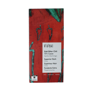 Vivani Chocolade puur chili 70% bio