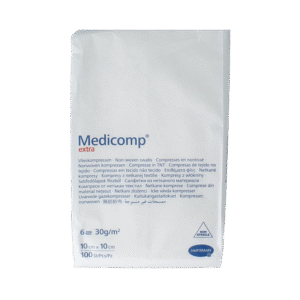 Medicomp Extra 10 10cm 6 laags niet steriel