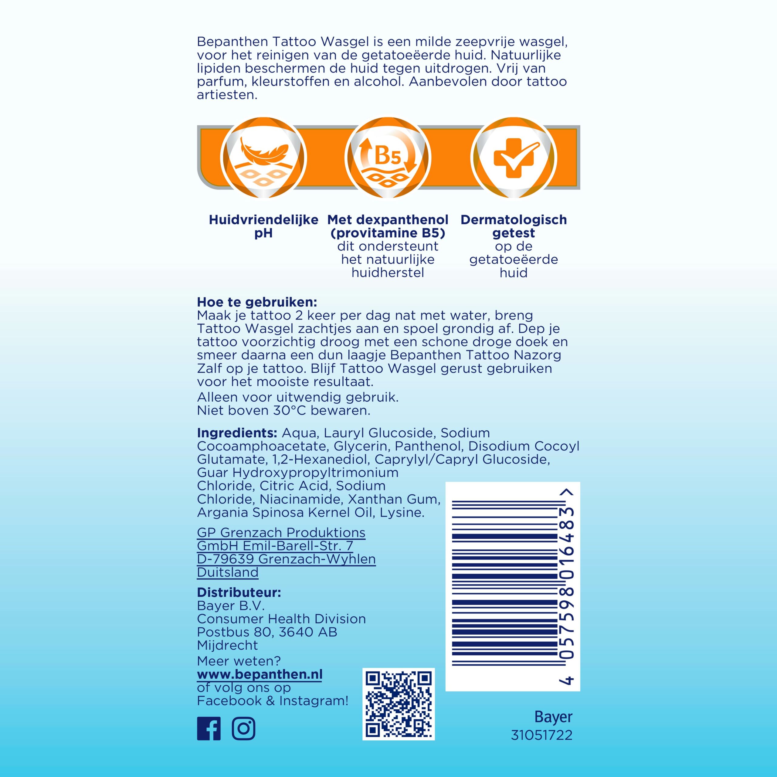 Bepanthen Tattoo wasgel - Afbeelding 6