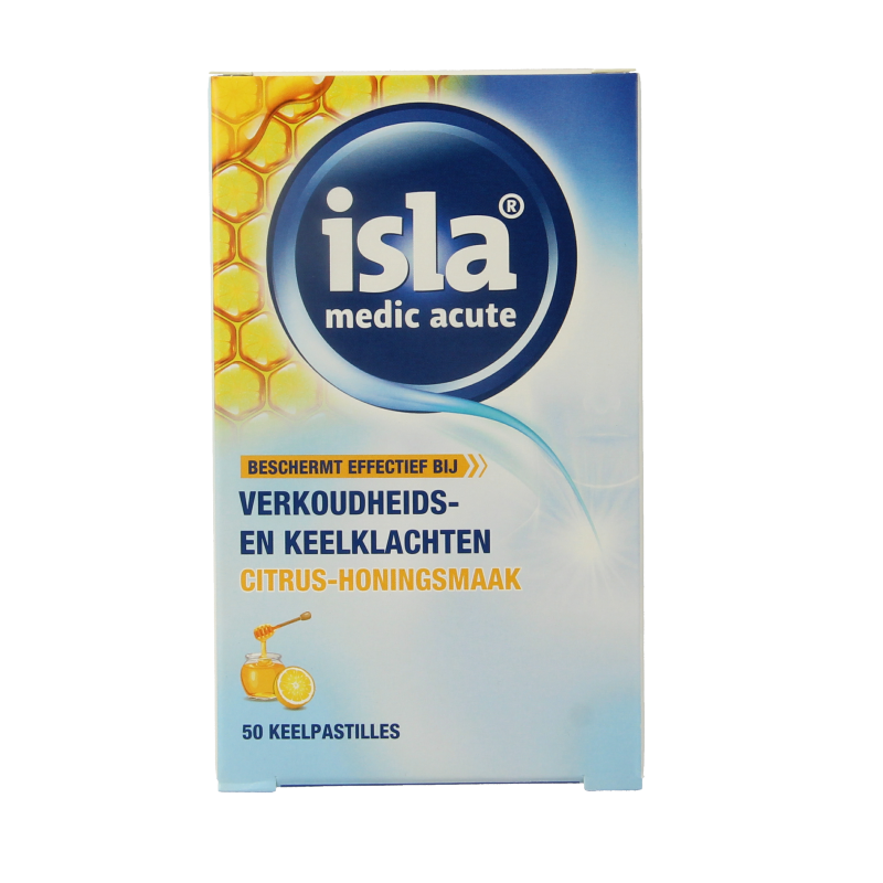 Isla Citrus honing keelpastille