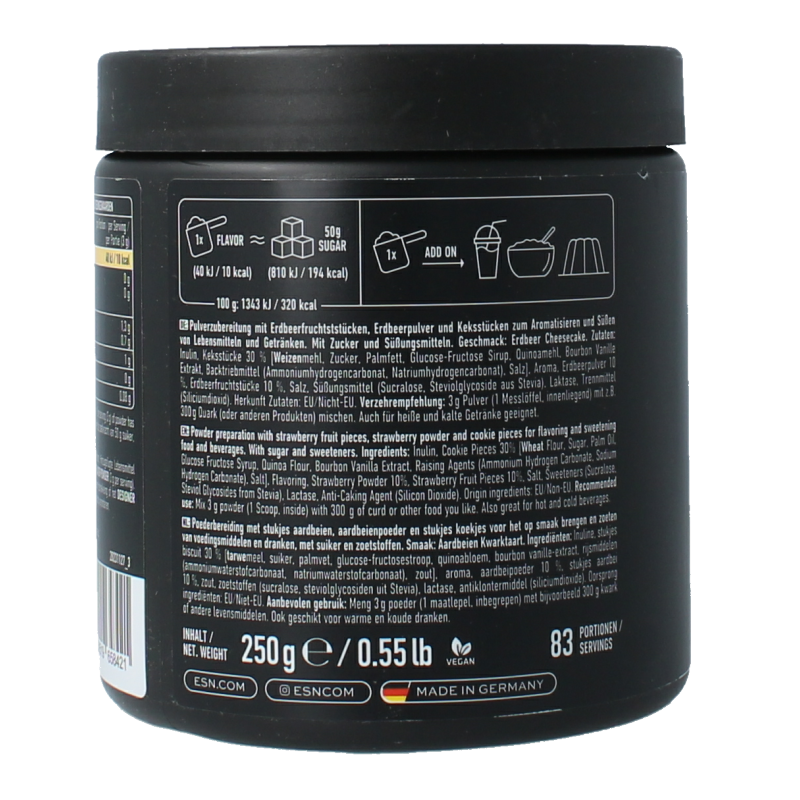 ESN Flavn tasty strawberry cheesecake - Afbeelding 2