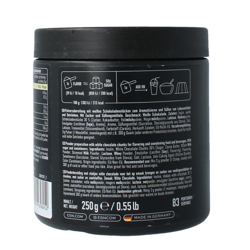 ESN Flavn tasty white chocolate - Afbeelding 2