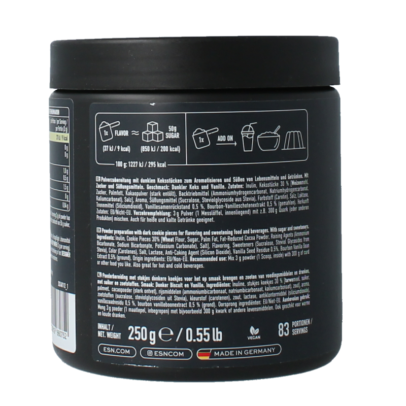 ESN Flavn tasty black & white vanilla - Afbeelding 2