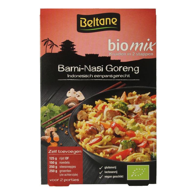 Beltane Bami & nasi goreng kruiden bio