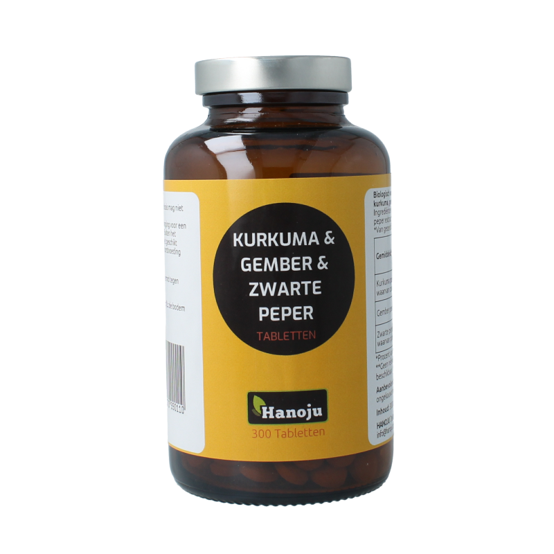 Hanoju Kurkuma + gember + piperine 500mg