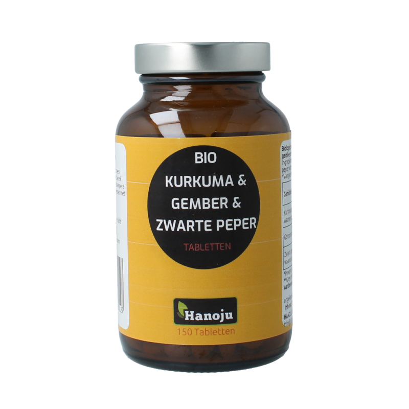 Hanoju Kurkuma + gember + piperine 500mg