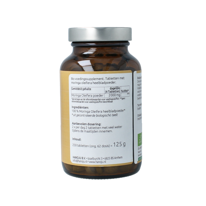 Hanoju Moringa bladpoeder 500mg - Afbeelding 3